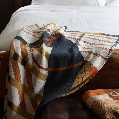 In2Green - Equestrian Cheval Throw Blanket