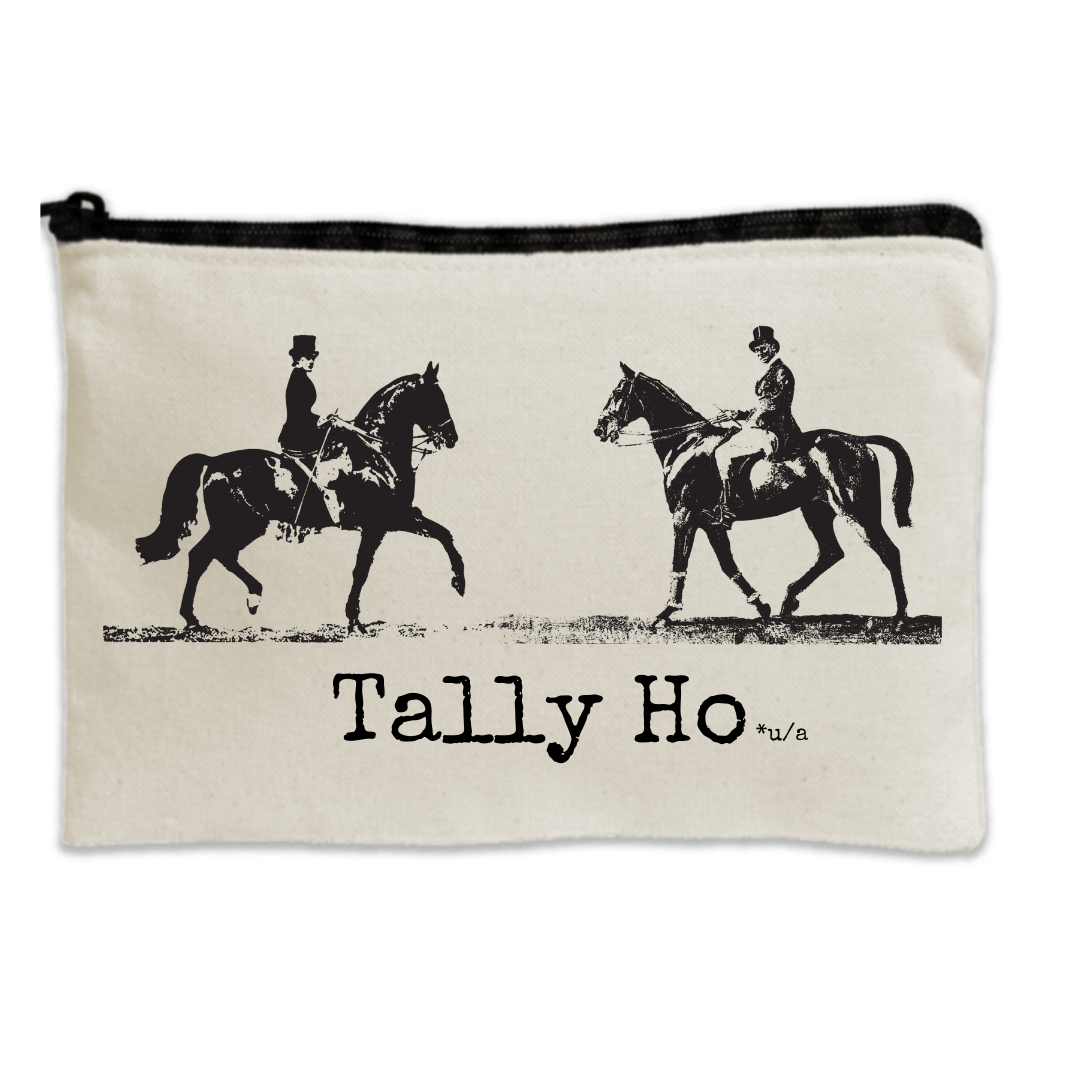 un.sus.tain.a.ble apparel - Travel Canvas Zipper Pouch Tally Ho