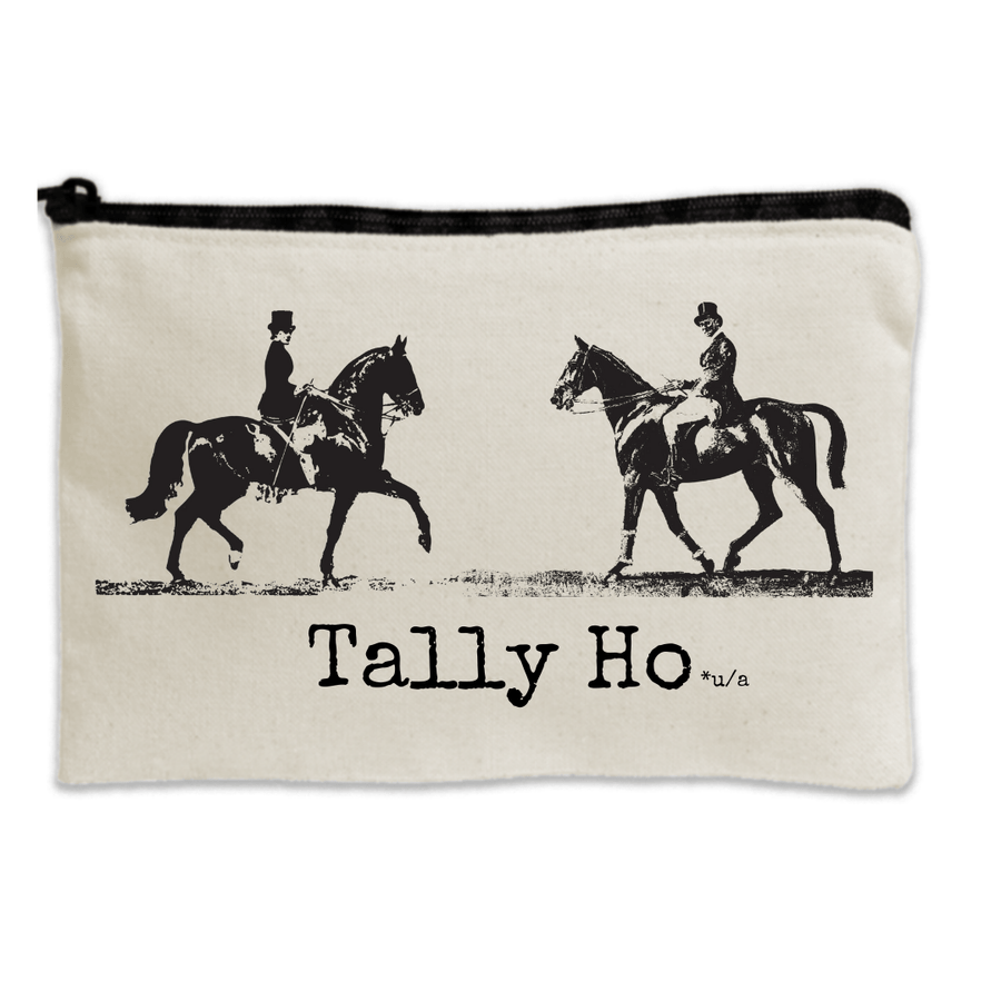 un.sus.tain.a.ble apparel - Travel Canvas Zipper Pouch Tally Ho