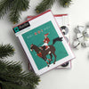 Hunt Seat Paper Co. - Ho! Ho! Ho! Equestrian Horse Christmas Card - Exceptional Equestrian