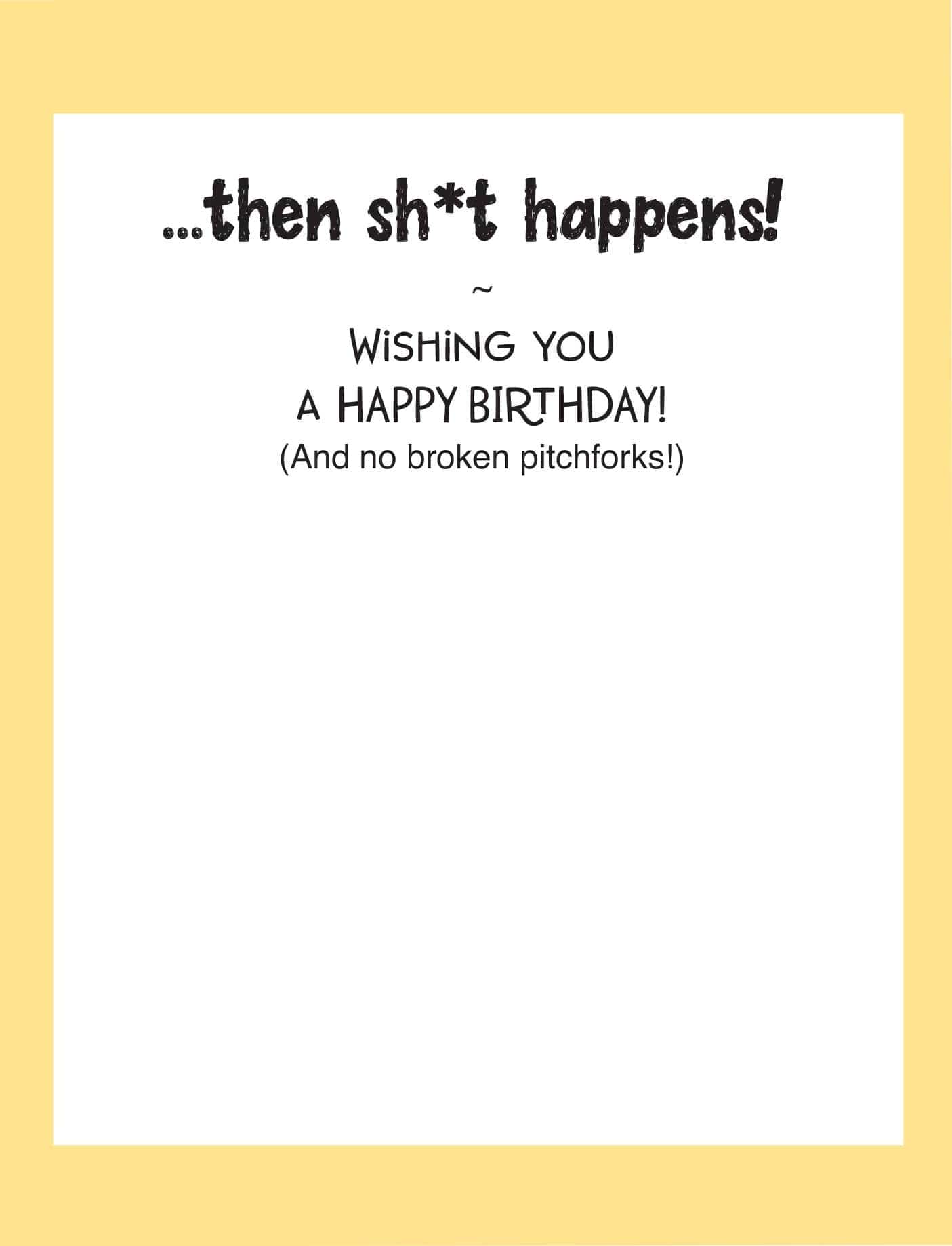 Horse Hollow Press - Horse Greeting Birthday Card / I wasn't going to drink but..