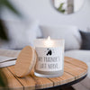 un.sus.tain.a.ble apparel - Frosted Glass Candle, 11oz - Trainer's Last Nerve