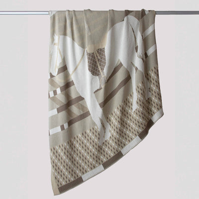 In2Green - Equestrian Cheval Throw Blanket