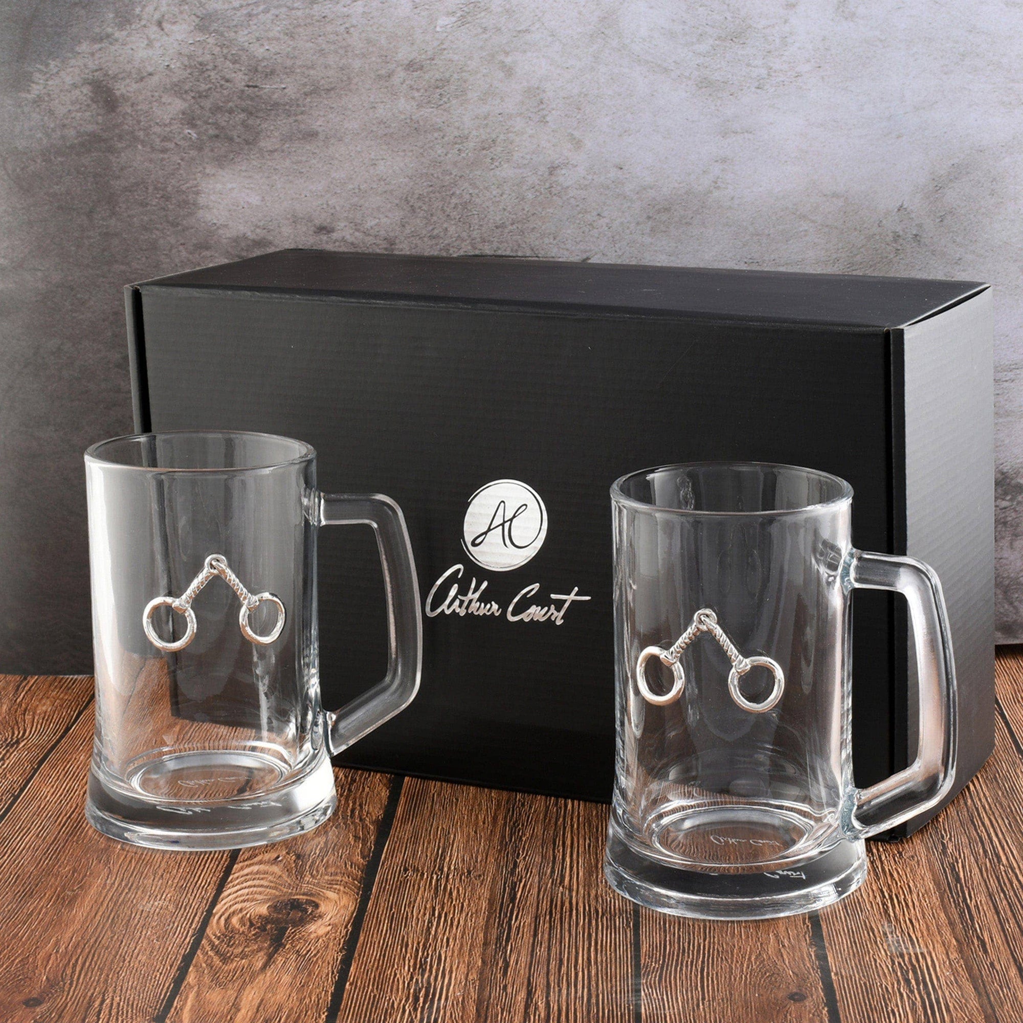 Arthur Court - Equestrian Bit Beer Mugs - Set of 2