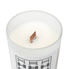 un.sus.tain.a.ble apparel - Frosted Glass Candle, 11oz - Escalated Quickly