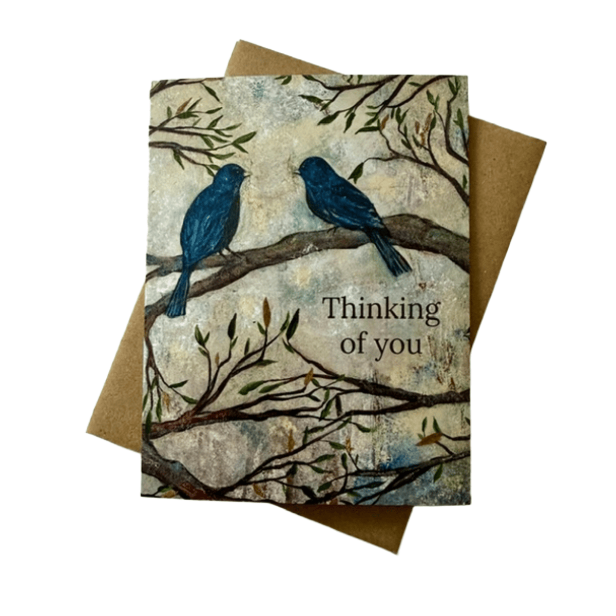 Forever Caroline - Birds & Branches "Thinking of You" Nature-Inspired Notecard