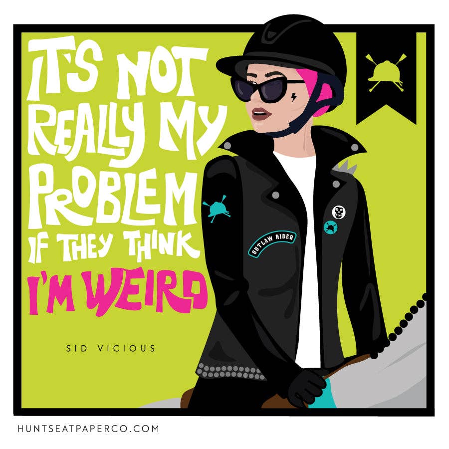 Hunt Seat Paper Co. - Weird Horse Girl Sticker