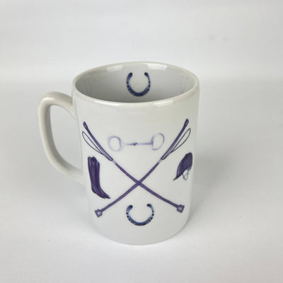 Dishique - Equestrian Crest Porcelain Mug