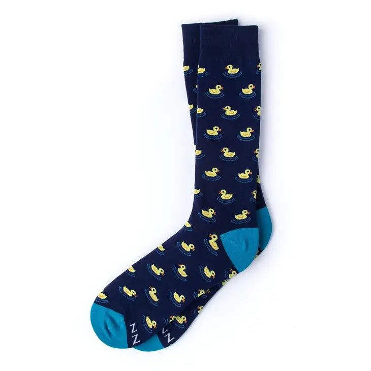 Alynn - Feelin Ducky Sock - Navy Blue Carded Cotton