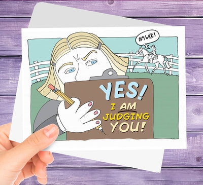 Horse Hollow Press - Horse Greeting Birthday Card / Yes I AM.. / Cursing & Crass