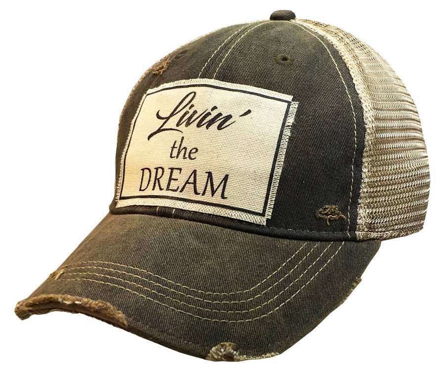 Vintage Life - Livin' The Dream Distressed Trucker Cap - Exceptional Equestrian 