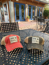 Vintage Life - Drink Up Bitches Distressed Trucker Hat Baseball Cap - Orange - Exceptional Equestrian