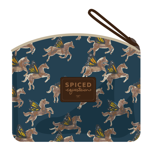 Spiced Equestrian - Ponyflies Makeup Bag - Exceptional Equestrian