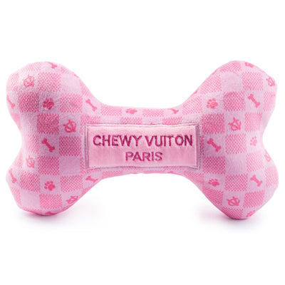 Haute Diggity Dog - Pink Checker Chewy Vuiton Bone by Haute Diggity Dog - Exceptional Equestrian