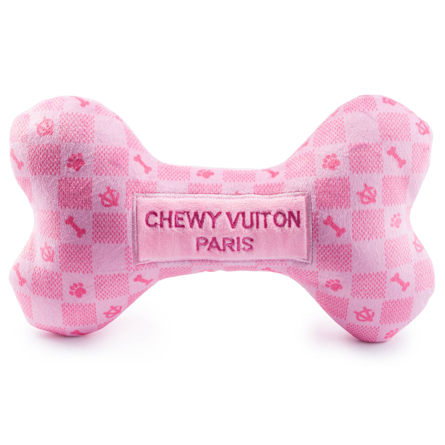 Haute Diggity Dog - Pink Checker Chewy Vuiton Bone by Haute Diggity Dog - Exceptional Equestrian 