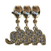 Dubois Cheval - Sparkly Elephant Braid Charm