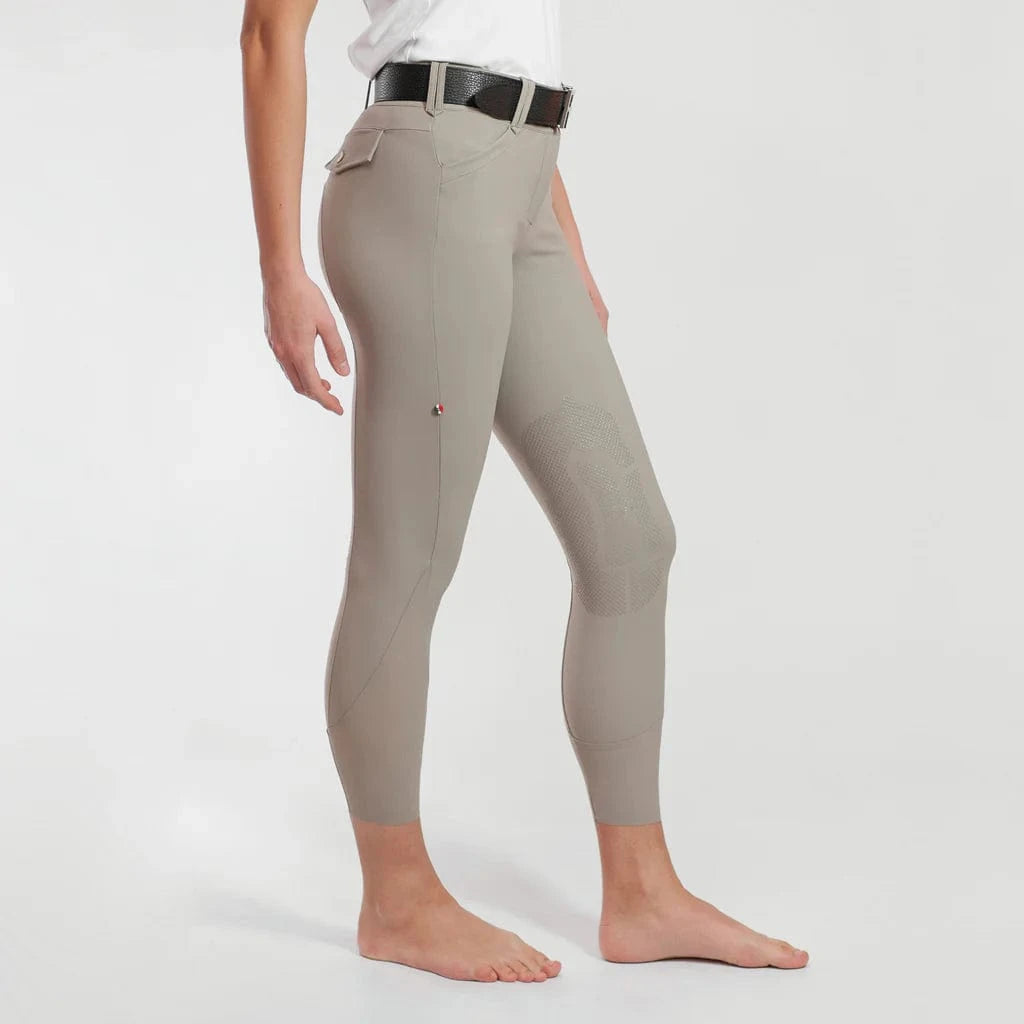 ForHorses ENNIE Ultra Move Breeches - Light Tan, Beige and White