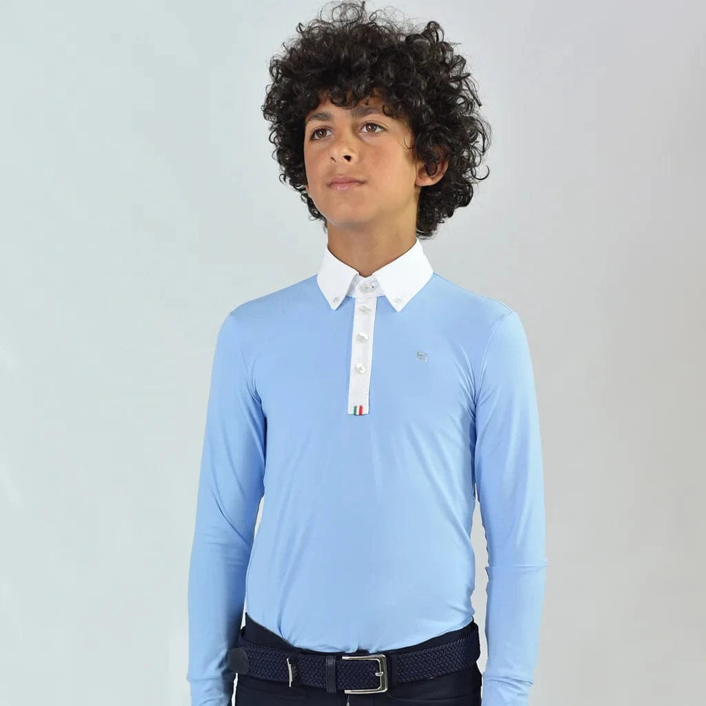ForHorses Toby Boy's Long Sleeve Show Shirt