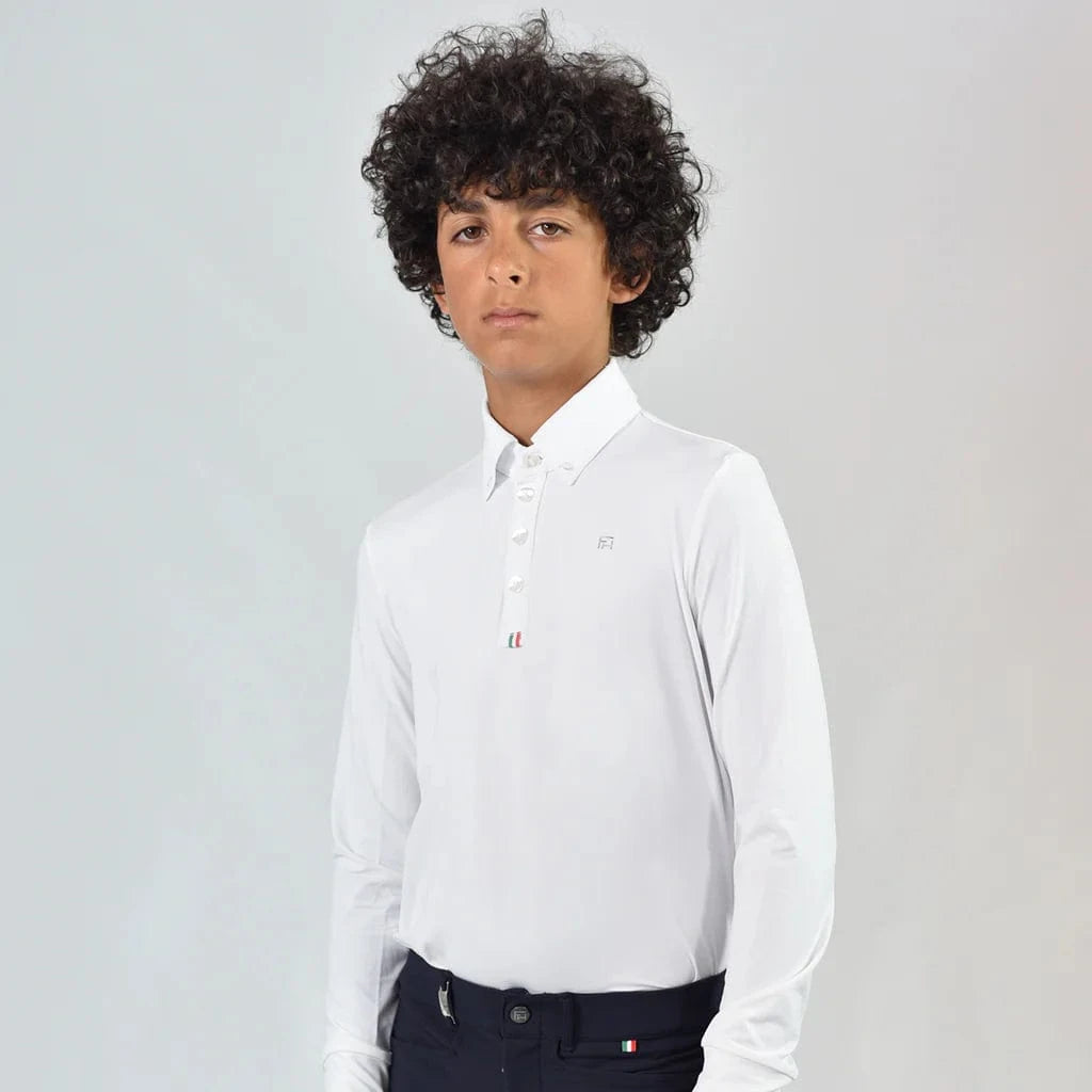 ForHorses Toby Boy's Long Sleeve Show Shirt