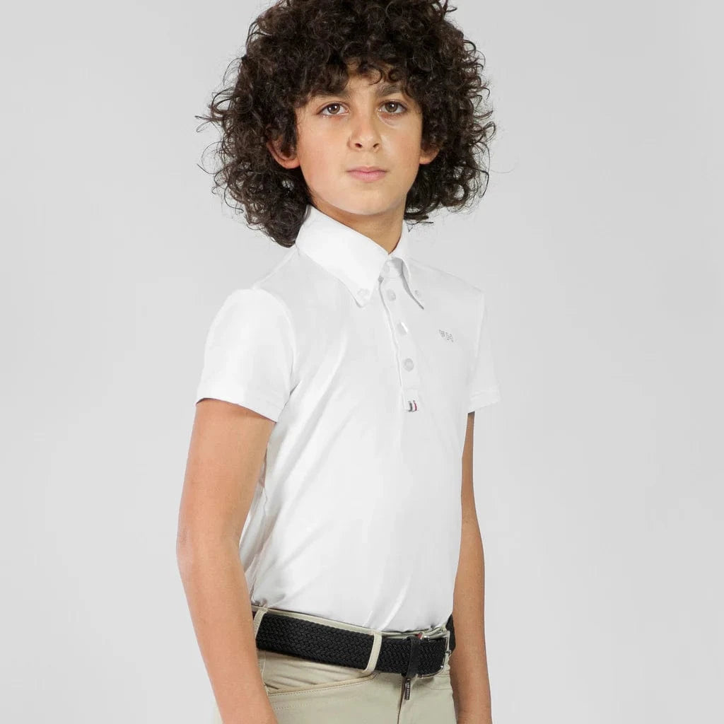 ForHorses Toby Boy's Short Sleeve Show Shirt