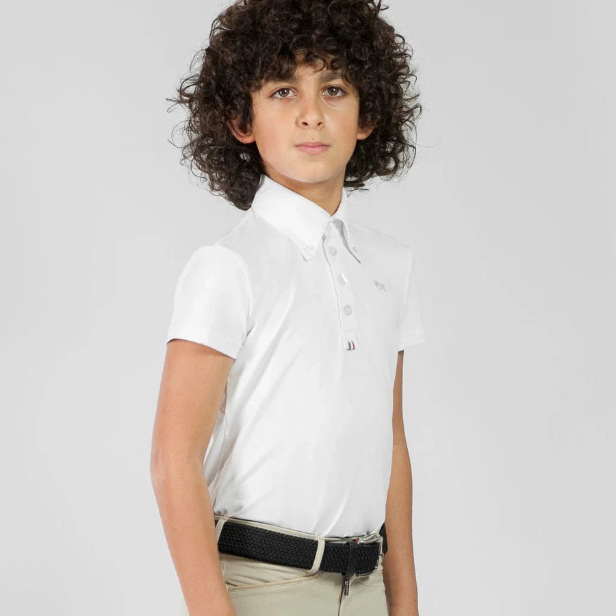 ForHorses Toby Boy's Short Sleeve Show Shirt