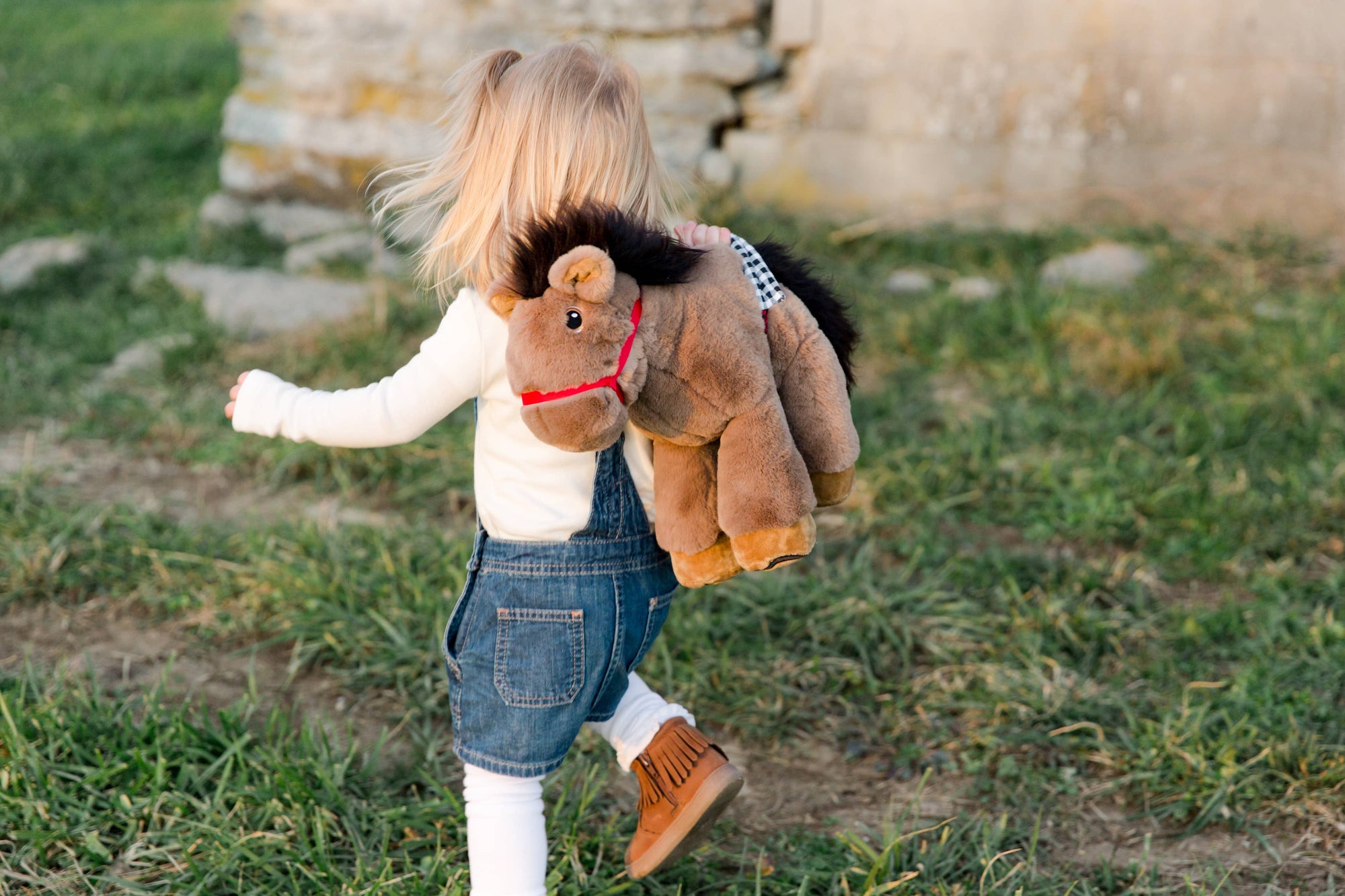 Piccoli Horses - WESTERN CLASSIC PLUSH HORSE - Caramello