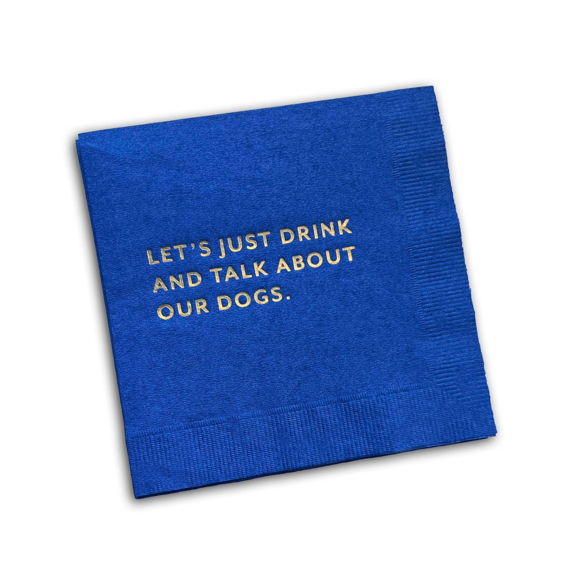 Mare Modern Goods - "Talk about Dogs" Cocktail Napkins 