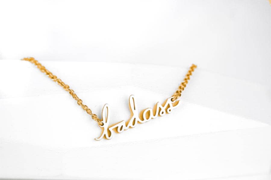 Mare Modern Goods - Badass Pendant Gold