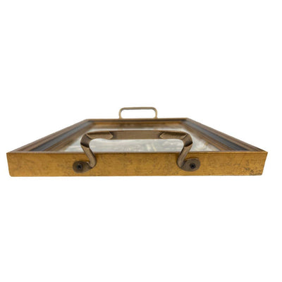 Madison Bay Co. - Historical Home Decor Reproductions - Saddled Horse Tray w/ Brass Handles