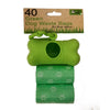 Bark Appeal Inc. - 2 Pack 40 Green Waste bags With Dispenser - Exceptional Equestrian