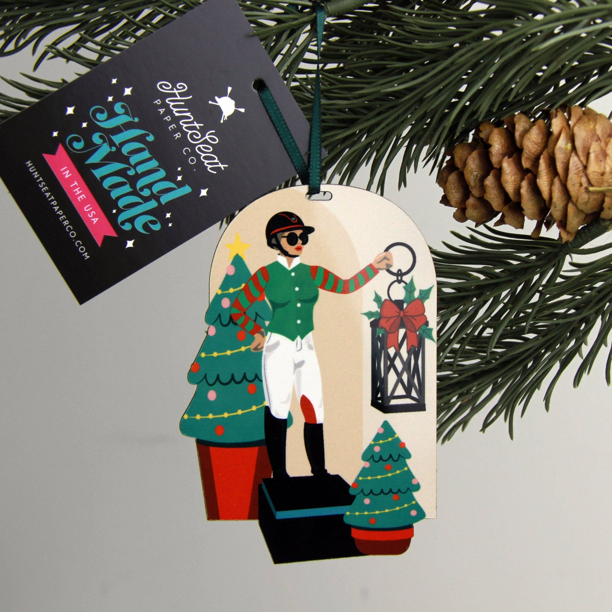 Hunt Seat Paper Co. - Holiday Lawn Jockey Ornament