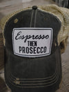 Vintage Life - Espresso Then Prosecco Trucker Hat Baseball Cap - Exceptional Equestrian