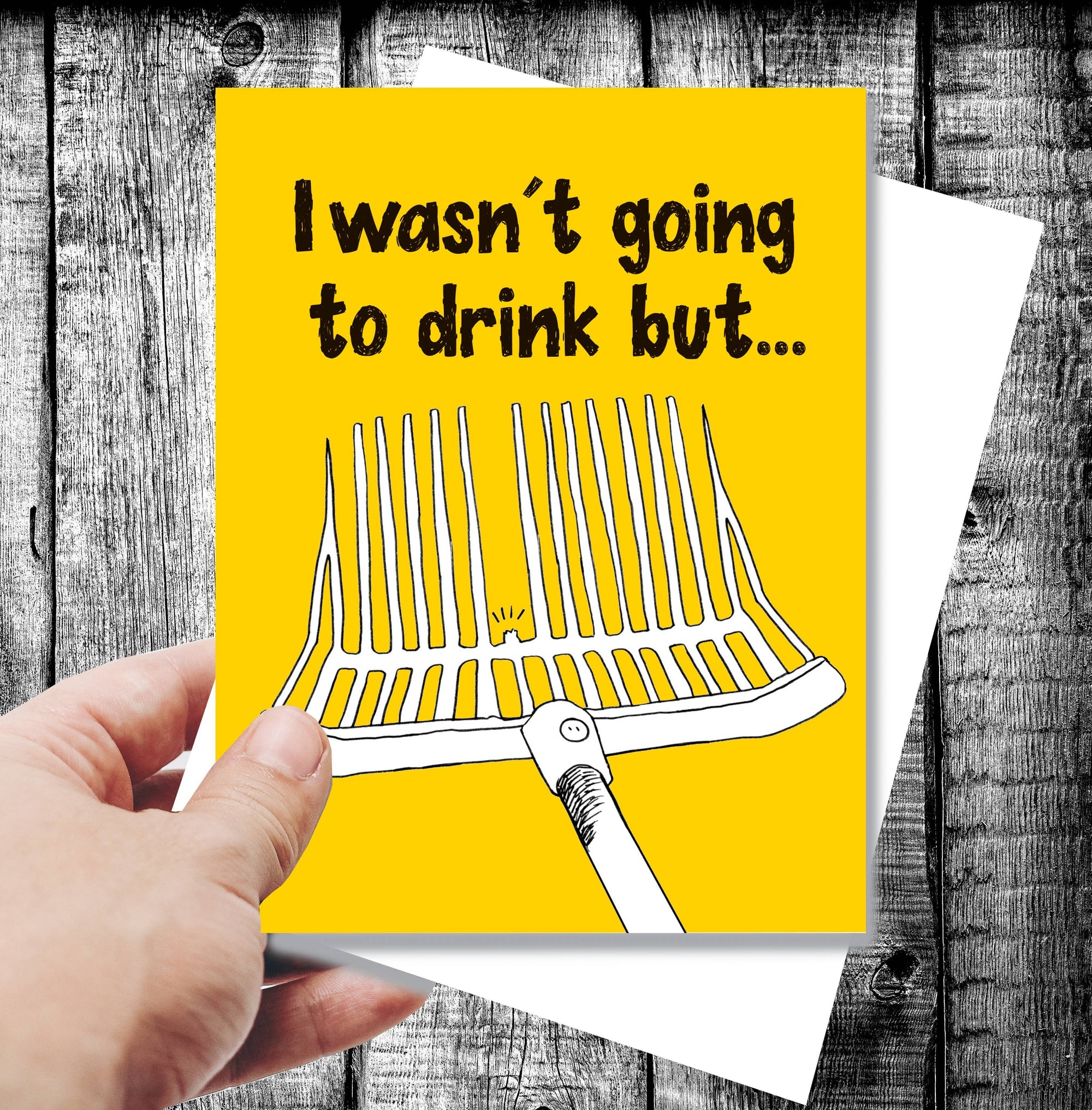 Horse Hollow Press - Horse Greeting Birthday Card / I wasn't going to drink but..