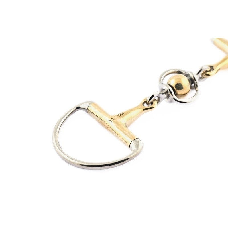 Jump'In French mouth Eggbutt Stainless Steel bit german silver ball