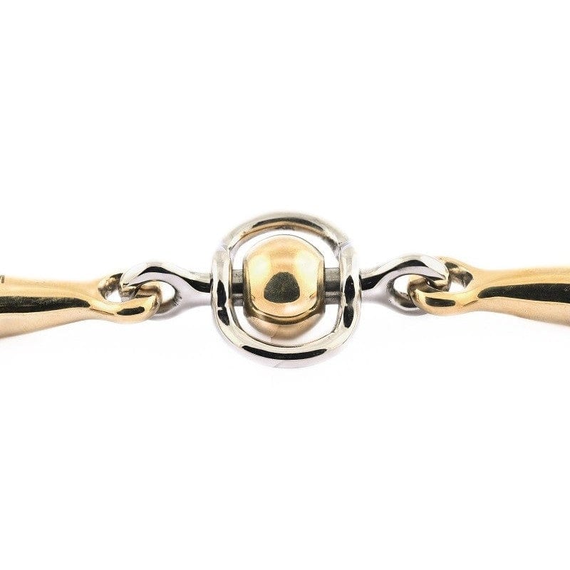 Jump'In French mouth Eggbutt Stainless Steel bit german silver ball