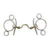 Jump'In French mouth full cheek 3 ring bit with high port