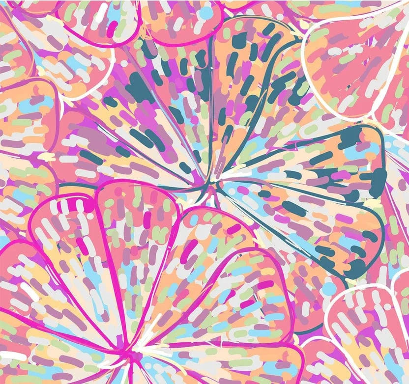 HocSocx ShowSocx - Citrus Pink Blossoms