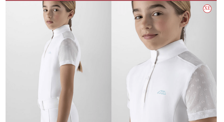 Equiline Girl's Short Sleeve Show Shirt Giuv