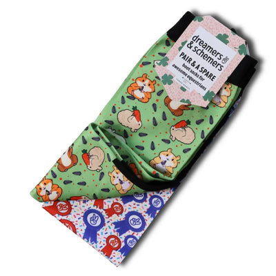 Dreamers & Schemers Youth Pair & a Spare Socks - New Designs!