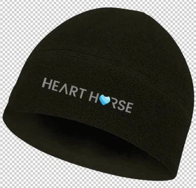 Heart Horse Fleece Beanie - Exceptional Equestrian