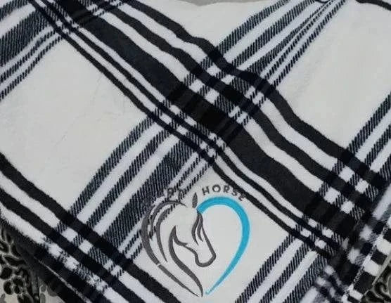Heart Horse Throw Blanket - Exceptional Equestrian