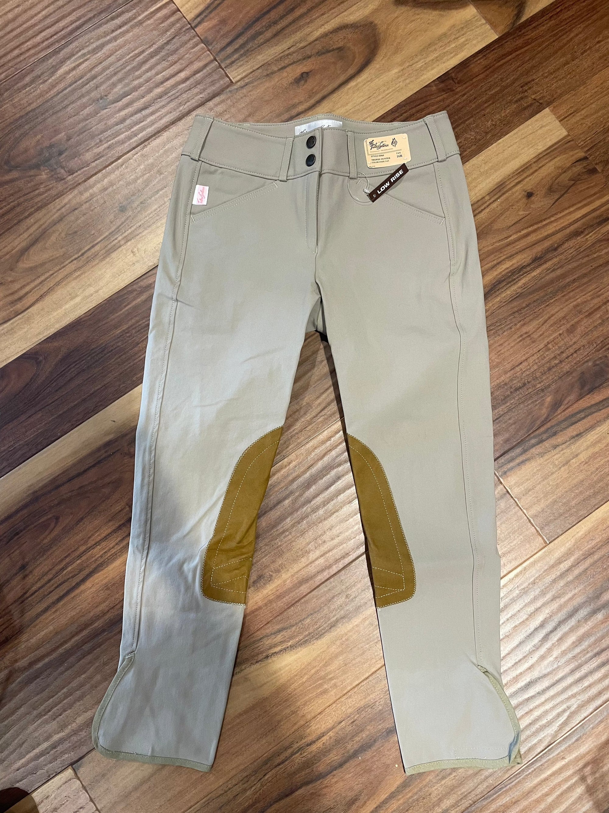 Tailored Sportsman 3960 Tan/Tan Girl's Breeches - Exceptional Equestrian