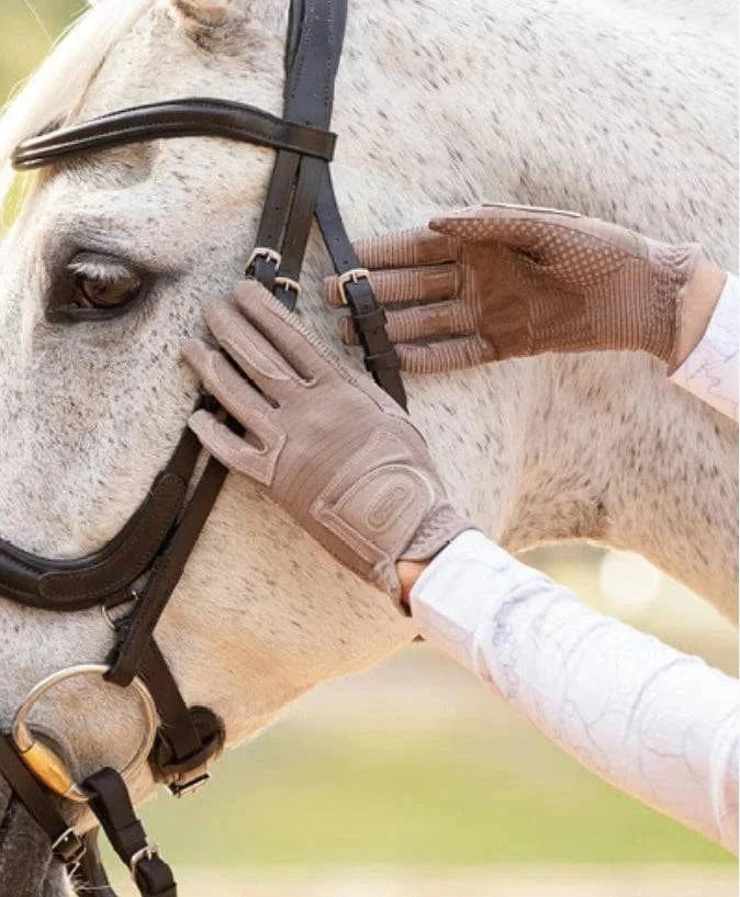 Correct Connect™ - Coppertech Pro Silicone grip Compression Glove - Exceptional Equestrian