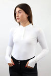 Kismet - “Maeve” Schooling Shirt Mock Neck UV with Thumbhole - Exceptional Equestrian 