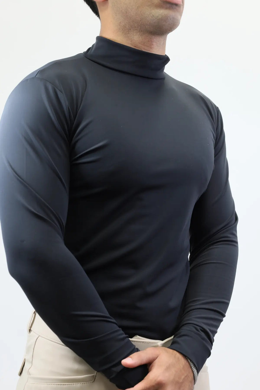 Kismet "Geo” Men’s Mock Neck Shirt UV