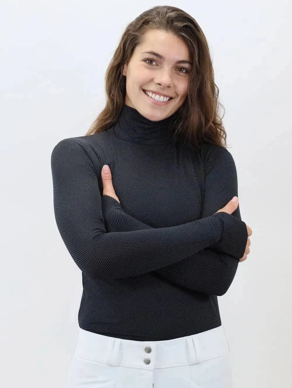 Kismet - "Alexa" Turtleneck Shirt UV with Thumbhole - Exceptional Equestrian
