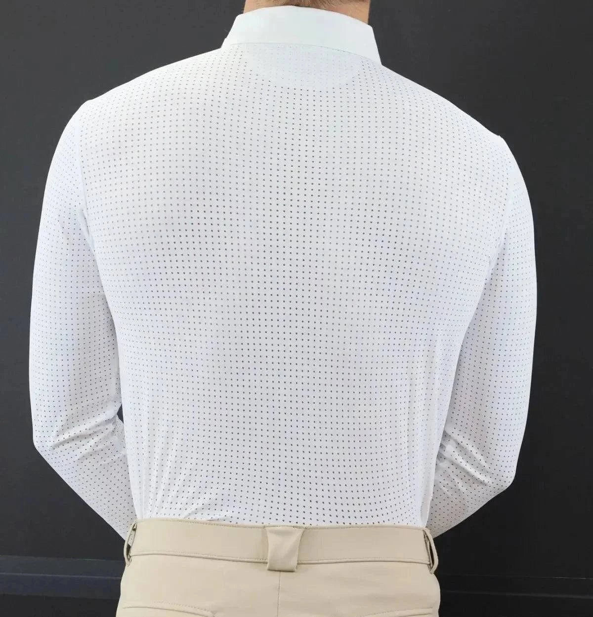 Kismet - Roby Long Sleeve Men's Perforated Show Shirt - AIRMAX - Exceptional Equestrian