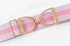 ELLANY - Madelyn - 2" Rose Gold Stirrup Elastic Belt