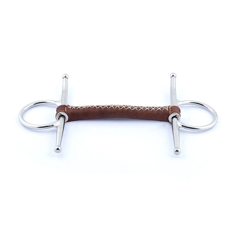 Jump'In - 3B - Round leather snaffle Full Cheek bit
