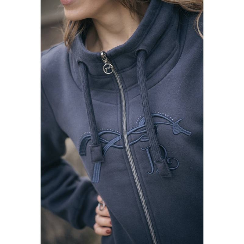 Penelope Native Strass Sweater - Navy - Exceptional Equestrian